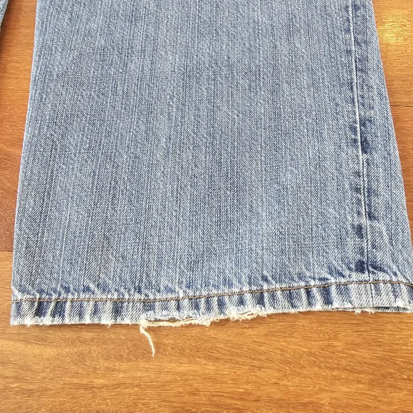 Sean John Jeans Blue Medium Wash Denim Baggy Hip Hop Distressed Ripped Men 40x32 - Picture 5 of 16